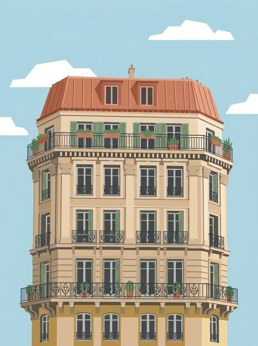 Maison — style Flat Design